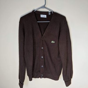 Men’s vintage Lacoste cardigan